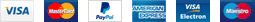 Metode de plată acceptate - carduri bancare, Visa, Mastercard